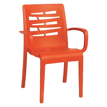 GROSFILLEX Essenza Stacking Armchair, Orange US118019