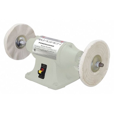 Palmgren Buffer, 8", 3/4 HP, 115/230V 9682083