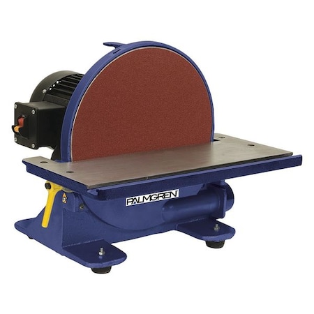 Palmgren Bench Disc Finishing Machine, 12" 9681312