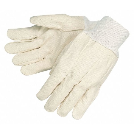 Mcr Safety Knit Gloves, Back: Natural, Large, 1 PR 8200