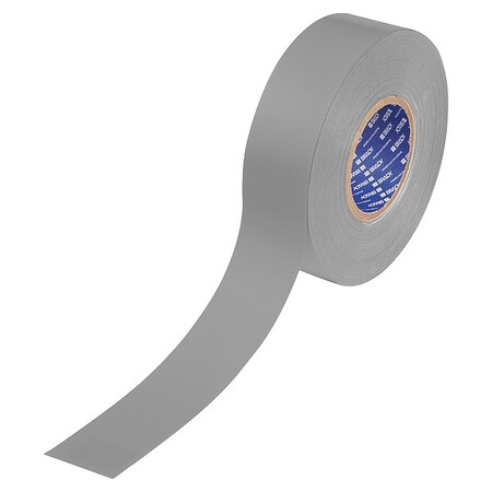 Brady Floor Marking Tape, Gray, 2"W, 100ft 177062