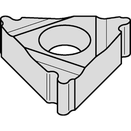 Widia Threading Insert, 3ER, Triangle 3ER8RD