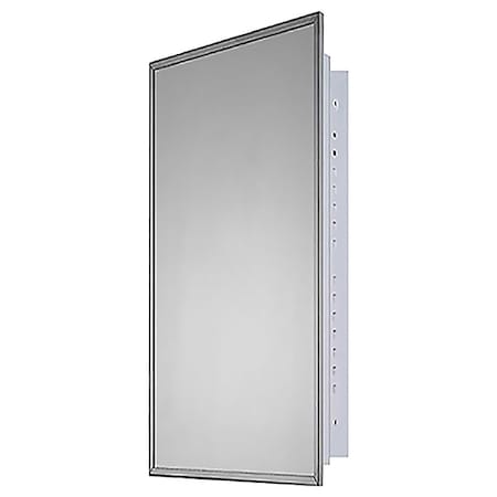 Ketcham 18" x 36" Deluxe Recessed Mounted SS Framed Medicine Cabinet 178