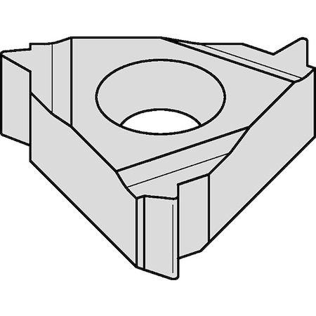Widia Threading Insert, 3IR, Triangle 3IR14NPT