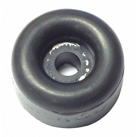 Zoro Select Bumper, Rubber, Black, 13/32"H x 13/32"W, PK.10 115RW-034S