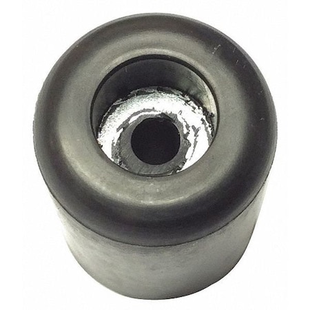 Zoro Select Bumper, Rubber, Black, 1"H x 1"W, PK.10 719RW-034S