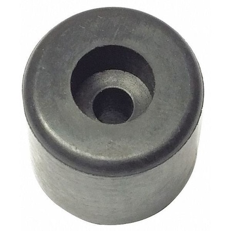 Zoro Select Bumper, Rubber, Black, 25/32H x 25/32W, PK.10 516R-034S