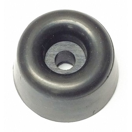 Zoro Select Bumper, Rubber, Black, 17/32"H x 17/32"W, PK.5 777R-034S