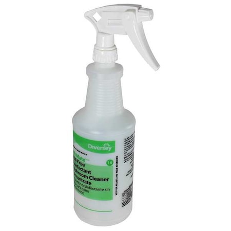 Tolco 32 oz. Clear, Preprinted Trigger Spray Bottle, Color: White/clear, PK12 130258