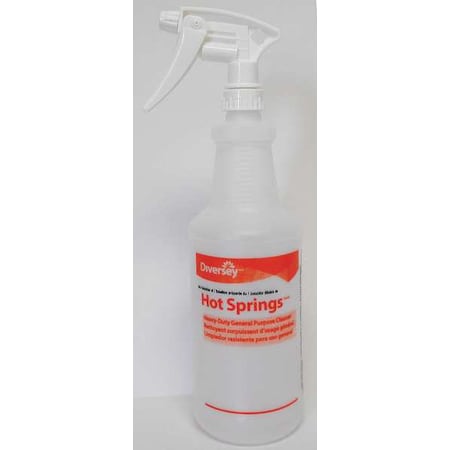 Tolco 32 oz. Clear, Preprinted Trigger Spray Bottle, PK12 130264