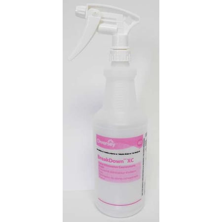 Tolco 32 oz. Clear, Preprinted Trigger Spray Bottle, PK12 130262