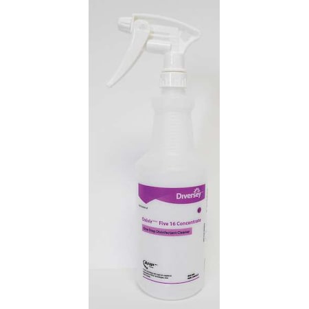 Tolco 32 oz. Clear, Preprinted Trigger Spray Bottle, PK12 130272