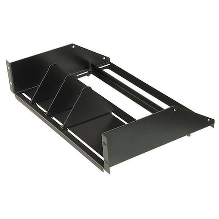 Video Mount Products Adjustable Eight Receiver Rack Shelf ER-8RSA