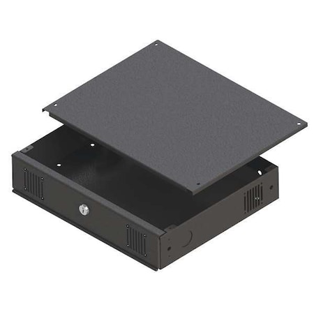 Video Mount Products VMP Mobile/Rackmount DVR Lockbox - Black DVR-MB1
