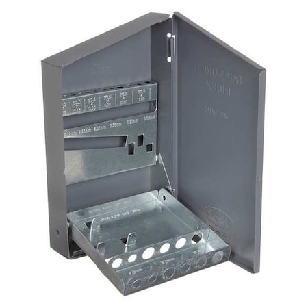 Huot Drill Bit Case, Jobber Length, Steel 11000
