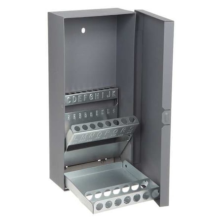 Huot Drill Bit Case, Taper Length, Steel 11525