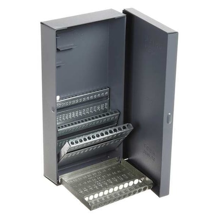 Huot Drill Bit Case, Taper Length, Steel 11650