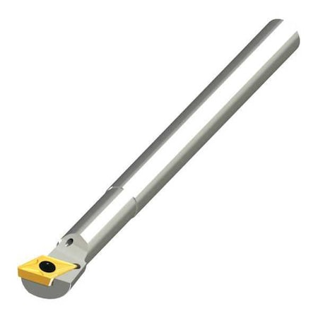 Micro 100 Indexable Boring Bar, A10M SDUCL 2, 6 in L, High Speed Steel, 80 Degrees  Diamond Insert Shape 20-0936