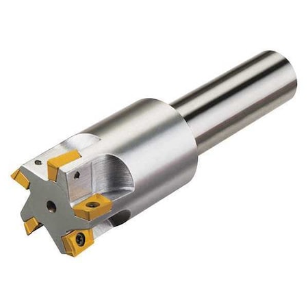 Micro 100 Indexable Square Shoulder End Mill, Solid Milling Series, 1-1/4" Max Cut Dia 31-4024