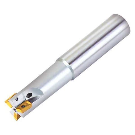 Micro 100 Indexable Square Shoulder End Mill, Coolant-Thru Milling