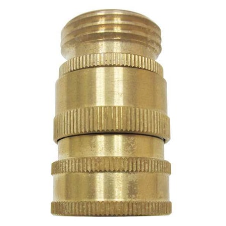 Sani-Lav Swivel Hose Adapt, 3/4In FGHT, Brass N19