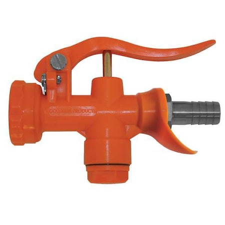 Sani-Lav Pistol Grip Spray Nozzle, 3/4" Female, 100 psi, 12 gpm, Safety Orange N3