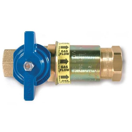 Dormont Shutoff Valve, Quick Disconnect, 1 In CF-100