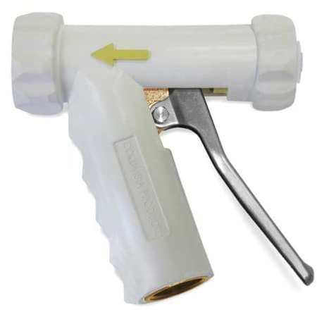 Sani-Lav Pistol Grip Spray Nozzle, 3/4" Female, 150 psi, 7 gpm, White N1W