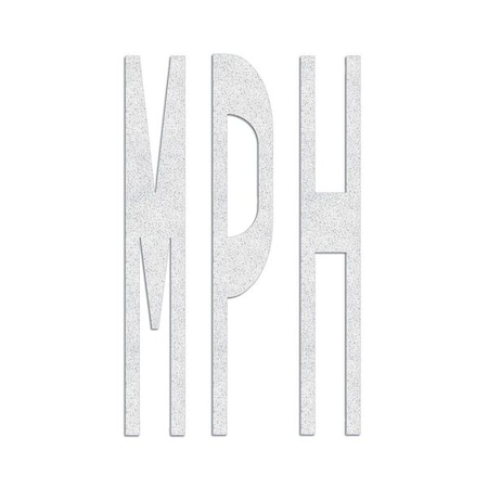 Rae Preformed Thermoplastic Pavement Markings, Thermoplastic, 8 ft Length, 4 1/2 ft Width, White PR-TH-3638