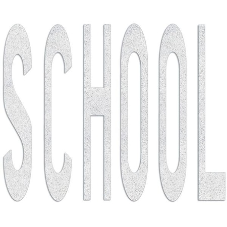 Rae Preformed Thermoplastic Pavement Markings, Thermoplastic, 10 ft Length, 19 1/4 ft Width, White PR-TH-3621