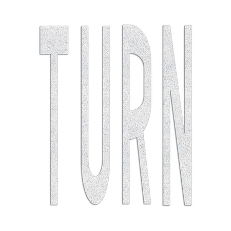 Rae Preformed Thermoplastic Pavement Markings, Thermoplastic, 8 ft Length, 8 1/8 ft Width, White PR-TH-3651