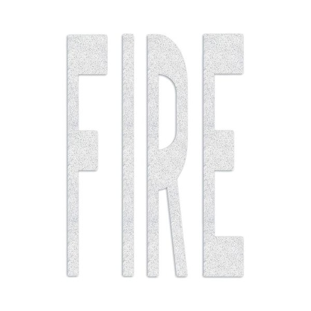 Rae Preformed Thermoplastic Pavement Markings, Thermoplastic, 8 ft Length, 4 7/8 ft Width, White PR-TH-3633