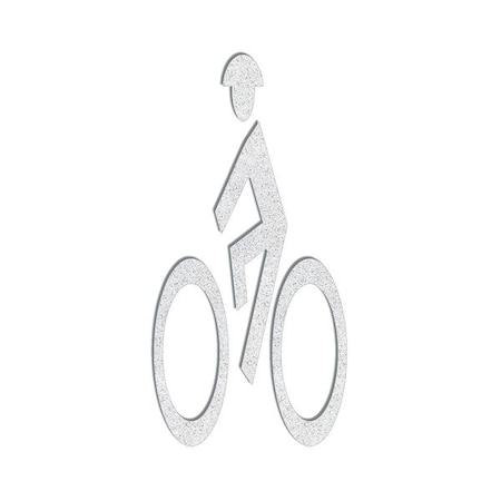 Rae Preformed Thermoplastic Pavement Markings, Thermoplastic, 6 ft Length, 3 ft Width, White PR-TH-3573