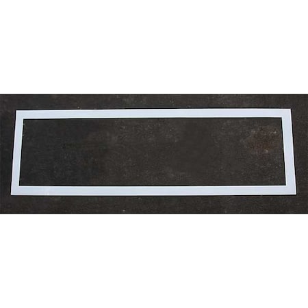 Rae Pavement Stencil, Symbol, Crossing, 90 in Character Height, Not Applicable Font, Polyethylene STL-108-5040