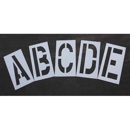 Rae Pavement Stencil, 36 in, Alpha Kit, 1/8, STL-108-8365W STL-108-8365W