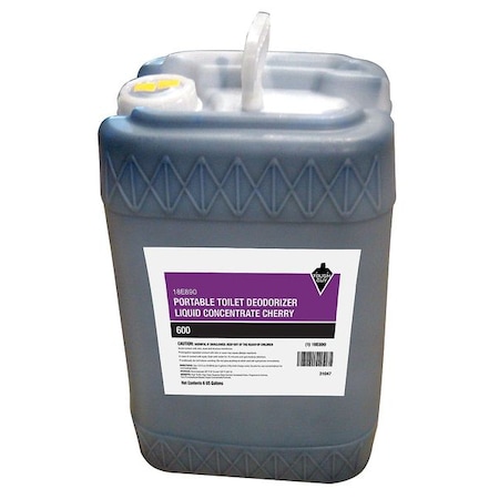 Tough Guy Portable Toilet Deodorizer, 6 gal, Jug 18E890