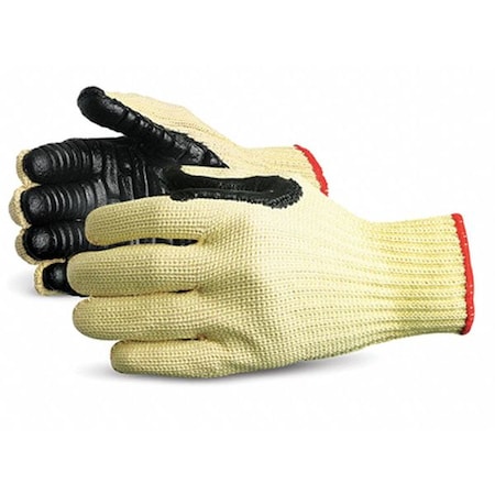 Impacto Anti-Vibration Gloves, XL, Black/Yellow, PR 4742