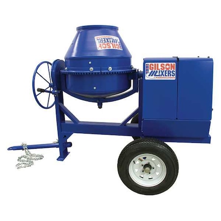 Marshalltown Concrete Mixer, 6 Cu. Ft., Honda Gas, 6.5HP MIX59289