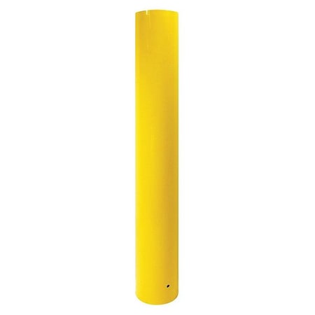 CALPIPE SECURITY BOLLARDS Bollard, Fixed, 6", Carbon Steel, Yellow IBF06040-Y-F