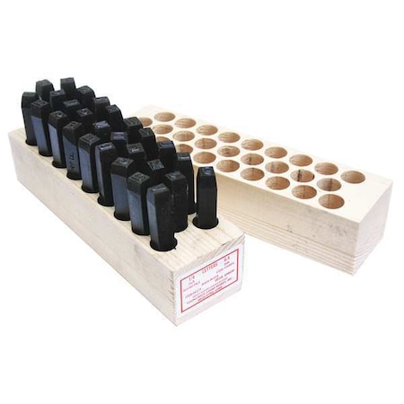 Young Bros Stamp Works Hand Stamp Kit, Letter Set 05275