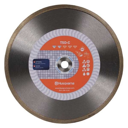 Husqvarna Diamond Saw Blade, Masonry, 4-1/2 in. Dia. TACTI-CUT C 4.5