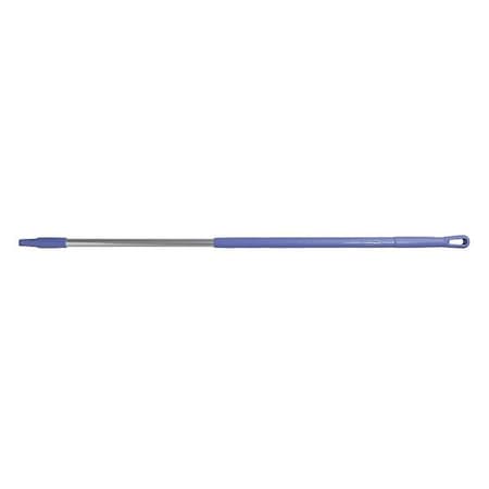 Vikan 51" Color Coded Handle, 1 1/4 in Dia, Purple, Aluminum 29358