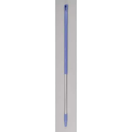Vikan 59" Color Coded Handle, 1 1/4 in Dia, Purple, Aluminum 29378