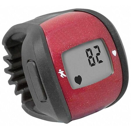Healthsmart Heart Rate Monitor Ring, Red 03-401-000