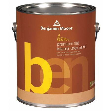 Benjamin Moore Interior Paint, Flat, Lake Victoria, 1 gal. W6251X001CC668