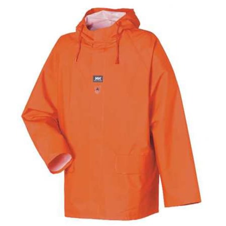 HELLY HANSEN Jacket, Flame-Resistant, Orange, S 70030_200-S