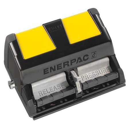 ENERPAC XA12, Air Driven Hydraulic Pump, 3/3 Valve, 122 in3 Usable Oil, For Single-Acting Cylinder or Tool XA12