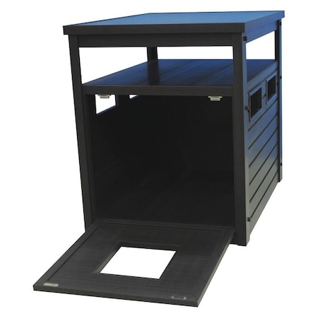 Dogipot Cat Litter Box, End Table, Jumbo, Brown 1705J-EXP