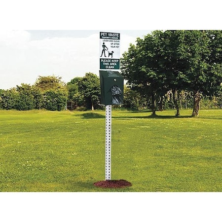 Dogipot Pet Station, Waste Bags, Pickup Sign, Alum 1011-MINI