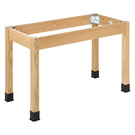 Diversified Spaces Rectangle Table, 54" W, 32" L, 30" H, No Top, black P7130K30N